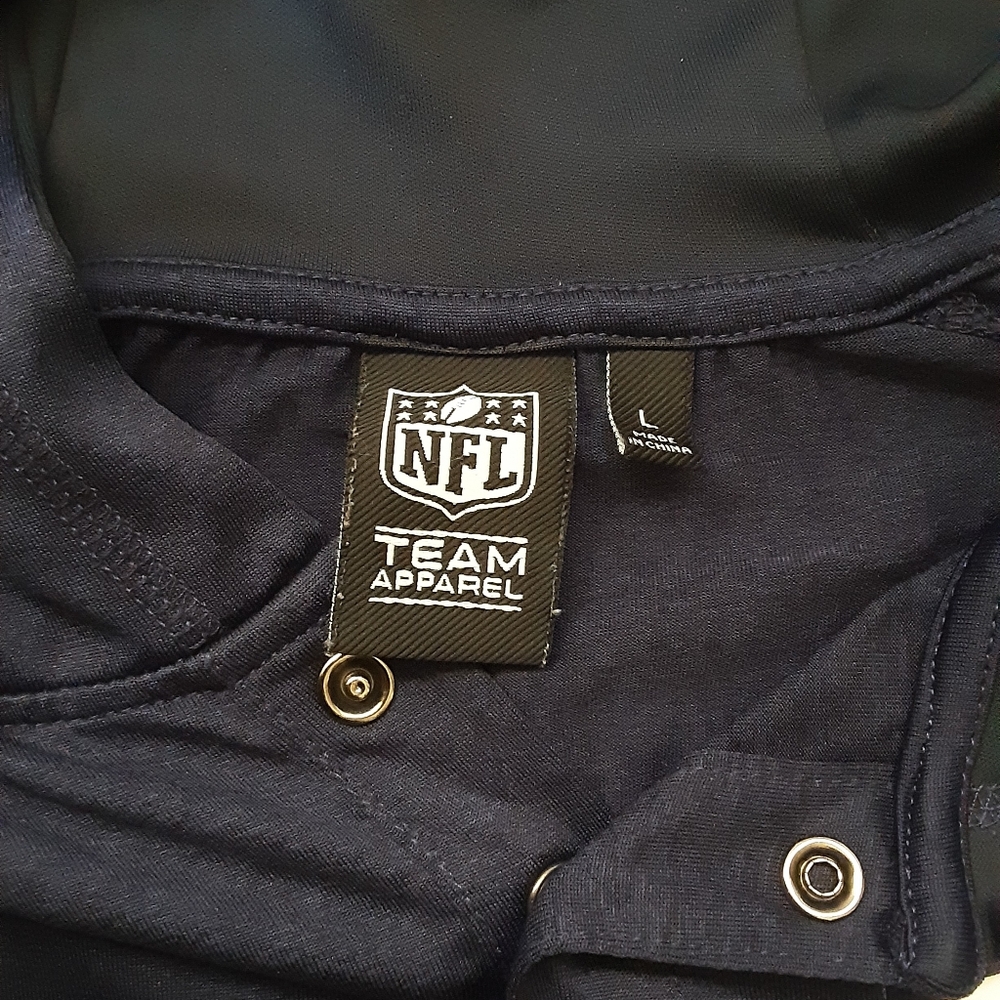 NFL Patriots Navy Hoodie with Logo - Picture 4 of 11